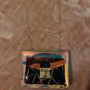 Holo graphic purse